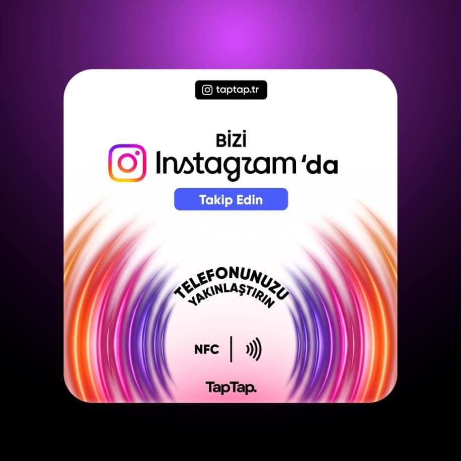 Instagram NFC kartı